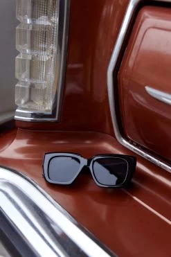 Cate Oversized Sunglasses Black -Fashion women's clothing SN00004 20BLACK 2