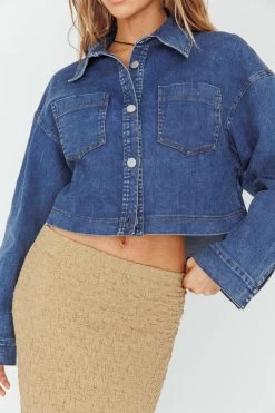 Fair Game Button-Up Jacket Dark Blue 10 Fair Game Button-Up Jacket Dark Blue -Fashion women's clothing SN0184B01 20DARK 20BLUE 4