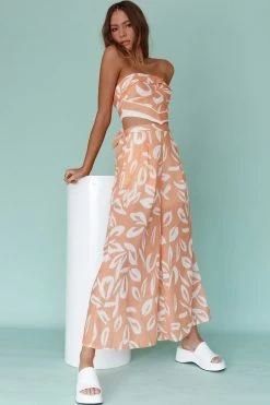 Randi Tie-Back Top Leaf Print Mango 8 Randi Tie-Back Top Leaf Print Mango -Fashion women's clothing SR0556J T 20MANGO 2