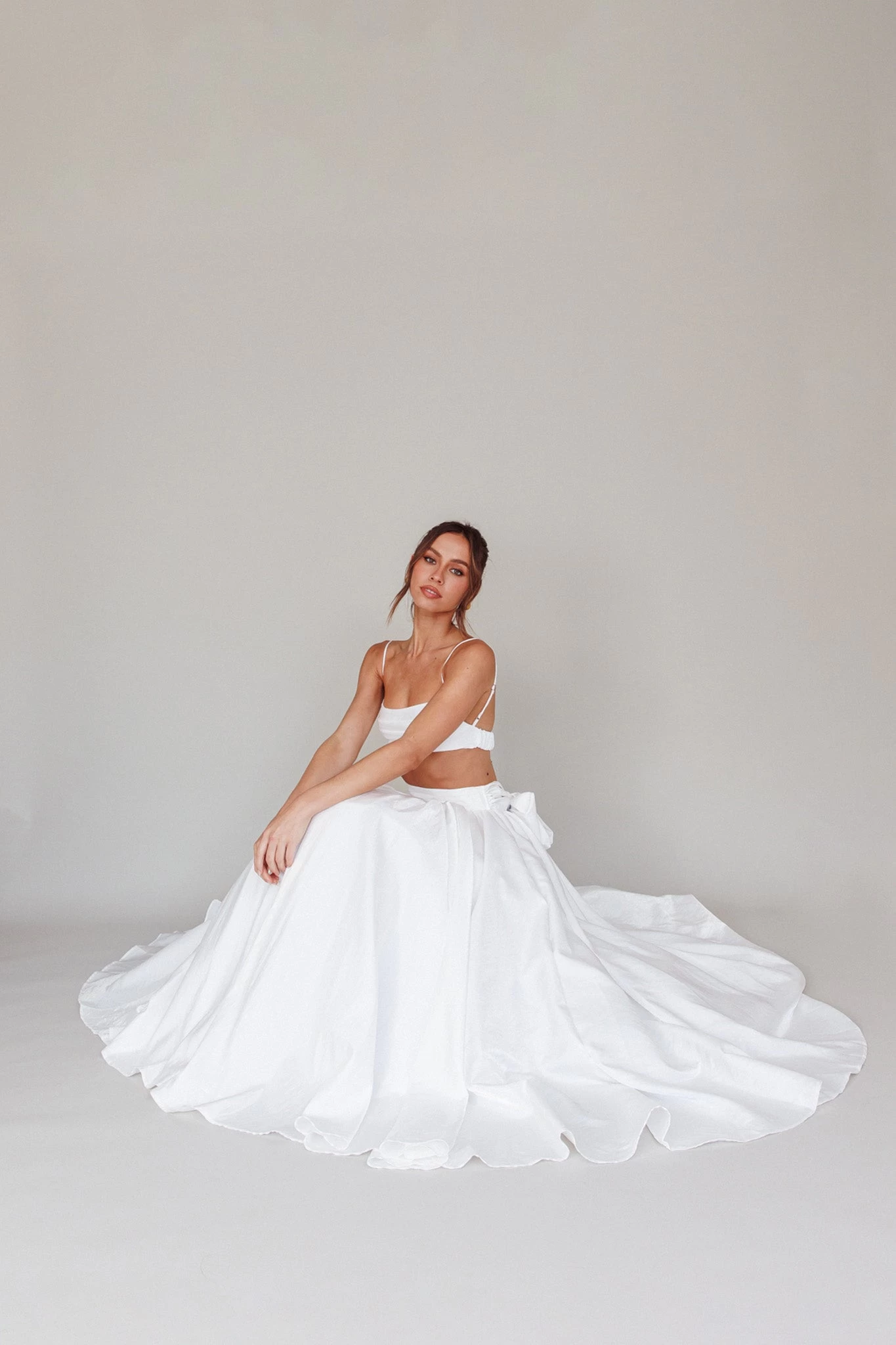 Love Songs Tied Back Maxi Skirt White 5 Love Songs Tied Back Maxi Skirt White - Image 5