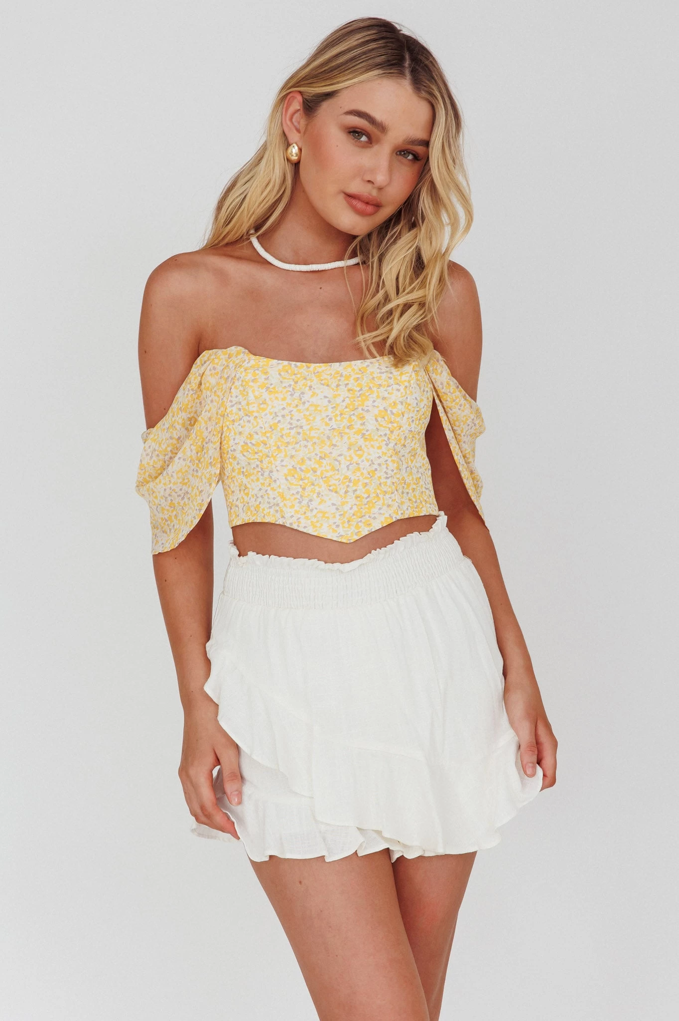 You Got It Tied Ruffle Skort White 1 You Got It Tied Ruffle Skort White