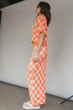 Byron Bay Crochet Maxi Skirt Sunset -Fashion women's clothing ST3654D S 20SUNSET 5