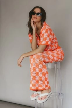 Byron Bay Crochet Maxi Skirt Sunset -Fashion women's clothing ST3654D S 20SUNSET 7