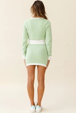 Love Struck Long Sleeve Button Crop Cardigan Sage 12 Love Struck Long Sleeve Button Crop Cardigan Sage -Fashion women's clothing zgy002 sage 5